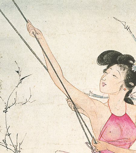 墨竹工-胡也佛的仕女画和最知名的金瓶梅秘戏图
